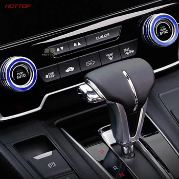 

For Honda CRV CR-V 2021 Air Conditioning Audio Knob Modification High-End Knob Ring Decorating Accessories