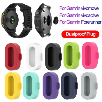 

Silicone Dustproof Plug Cover Case Anti-dust Plug for Garmin Vivoactive 3 4 4S Fenix 6 6S 6X 5 5X 5S Forerunner 935 Smart Watch