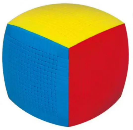 ShengShou 17x17 Магический кубик без наклеек хлеб с подарочной коробкой хорошая упаковка скоростной Твист Головоломка Куб 1 шт