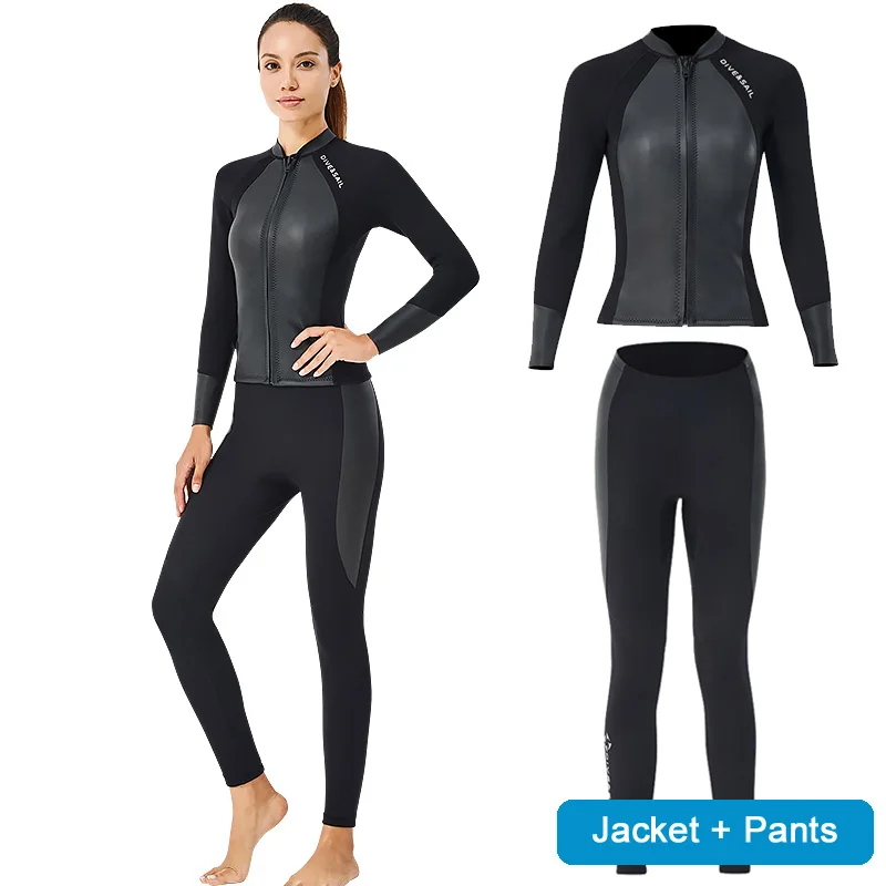 Wetsuits Tops and Bottoms for Men/Women, Neoprene Jacket