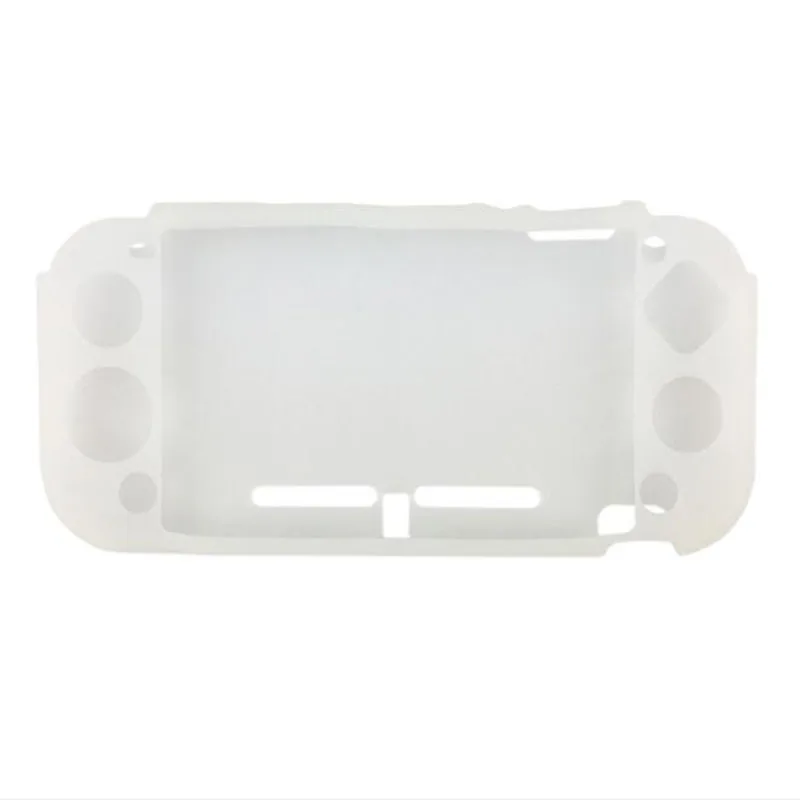 White Мягкий силиконовый защитный чехол для nintendo Switch Lite Mini NX для kingd Switch Lite защитный чехол для контроллера - Цвет: White