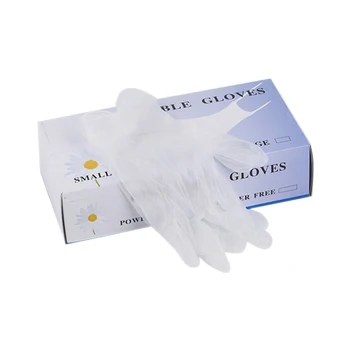 

50PCS/Set Disposable PVC Food Plastic Gloves For Restaurant Kitchen BBQ Eco-friendly Food Gloves Fruit Vegetable Gloves