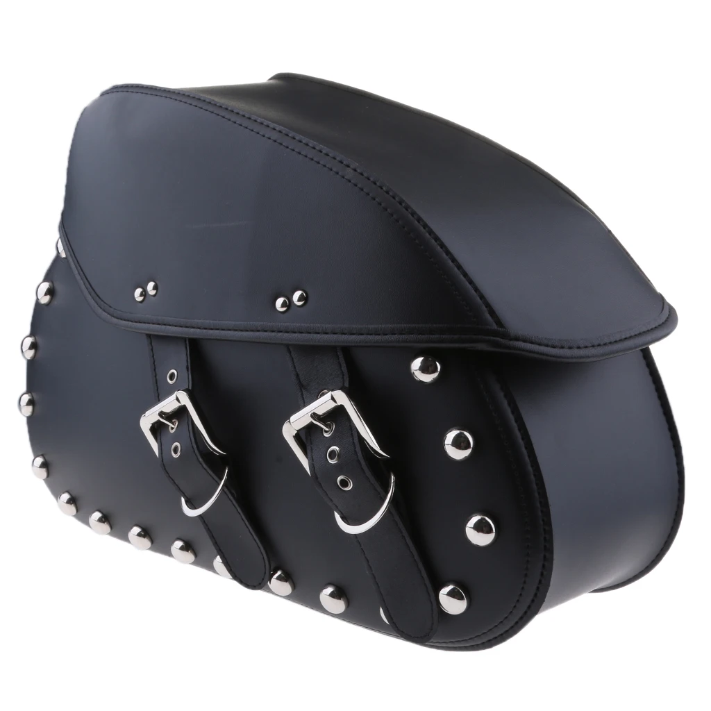 Saddlebags Left Side Storage For Honda Shadow Yamaha V-Star XVS 650 950 1100