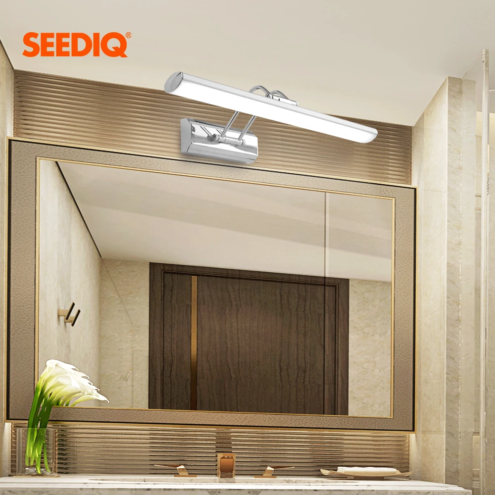  Modern Led Mirror Light Wall Lamp Bathroom 12W 42CM AC 90-265V Stainless steel Waterproof Led Wall  - 4000059674521