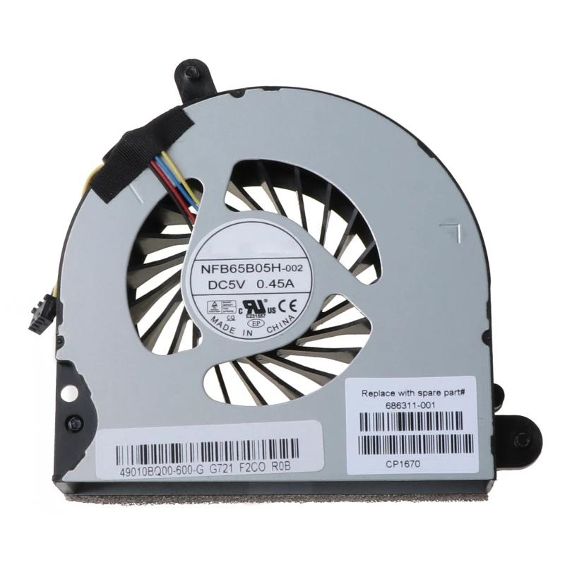 gazechimp Laptop CPU Cooling Fan for 6560B 6565B 8560 8560B