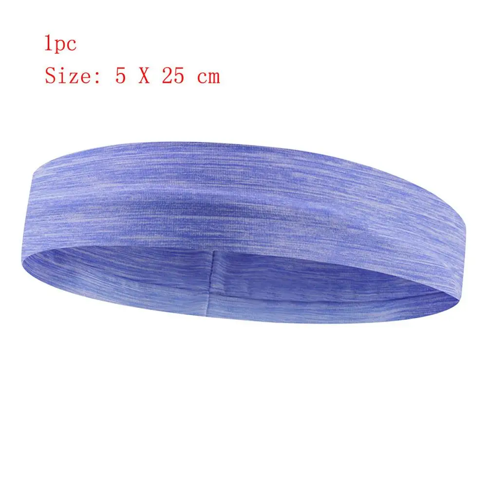 1pc-4 1/2 шт., спортивные эластичные повязки для волос для йоги, спортивные принадлежности для йоги, танцев, байкеров, широкая повязка, стрейч-лента, хлопковая повязка для волос - Цвет: 1pc-4