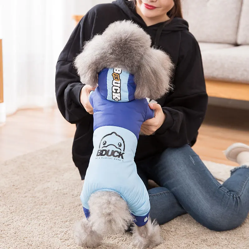 Pet Dog Down Coat Dogs Cats Clothes Pet Warm Jacket Coat Thickened Dog Clothing Cotton Coat For Medium Dogs Pet Winter Supplies