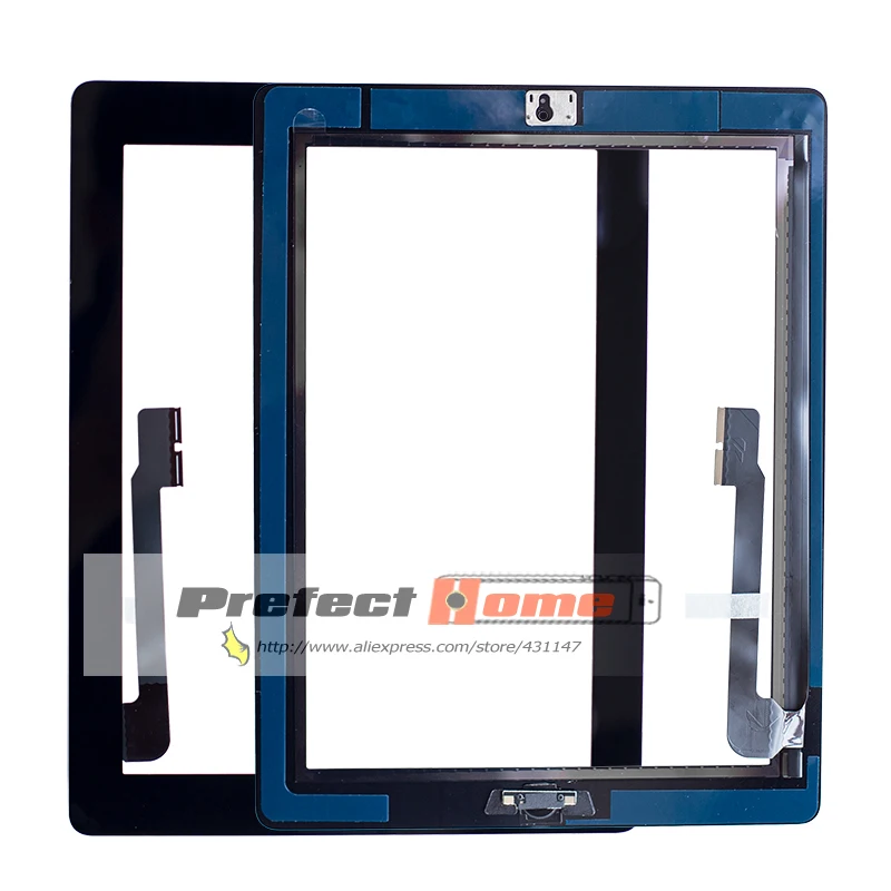10 шт. Новый сенсорный экран стекло дигитайзер в сборе для iPad 3 A1416 A1403 A1430 |