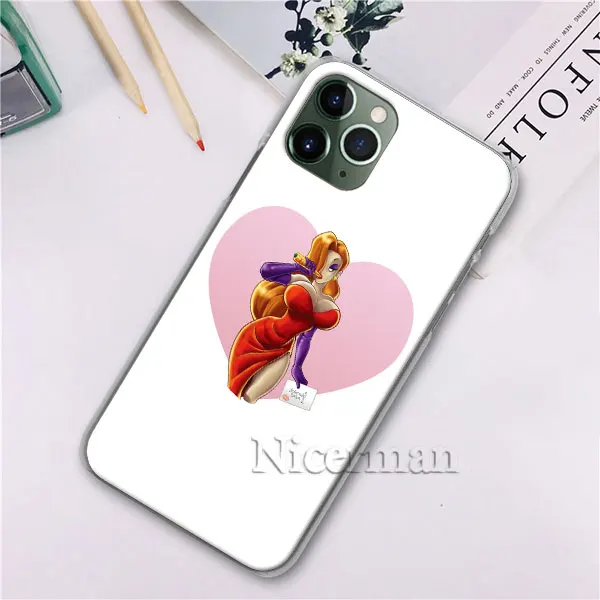 Сексуальный чехол для телефона Jessica Rabbit для Apple iPhone X, XR, XS, 11 Pro Max, 7, 8, 6, 6s Plus, 5 5S, Жесткий Чехол - Цвет: H05