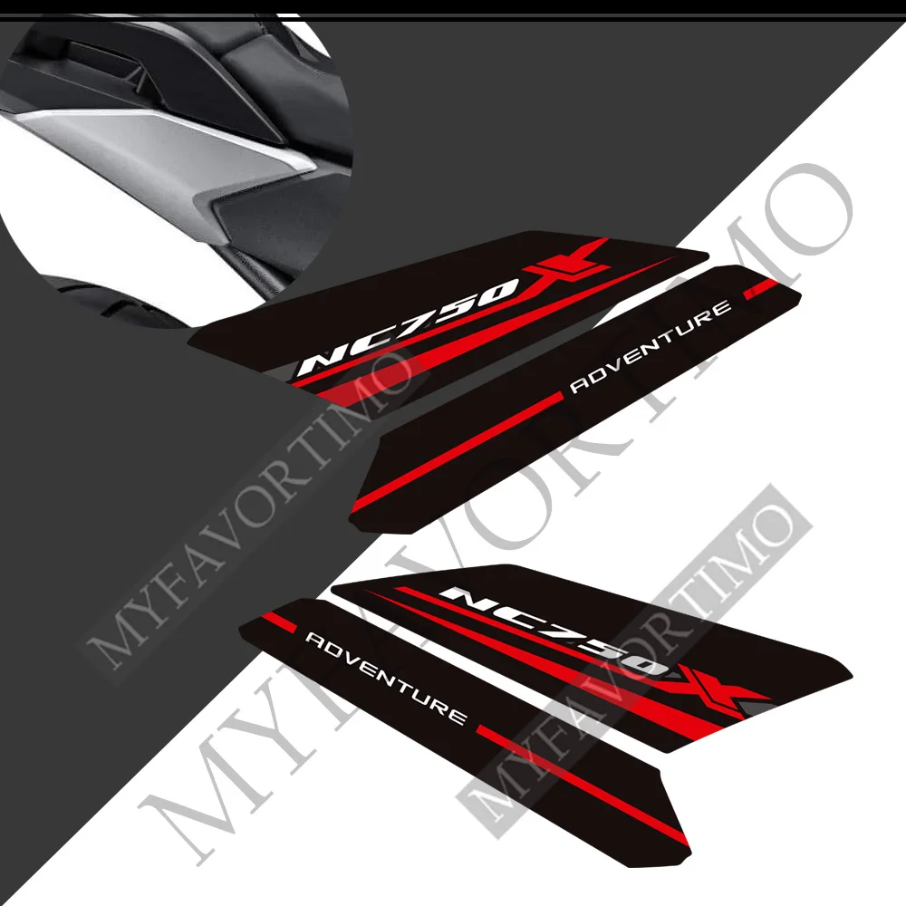 For Honda NC750 NC750X Motorcycle Stickers Side Panel Protector Fairing Decals Emblem Logo Badge Tank Pad Protection 2021 2022