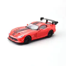 

1:32 Scale JACKIEKIM Diecast Toy Model Dodge Viper ACR Car Sound & Light Doors Openable Educational Collection Gift For Kid