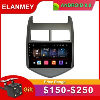 

Gift Camera Car Radio for Chevrolet AVEO 2010-2015 Android 9.0 GPS Navigation Bluetooth Touch screen Car Audio Stere Multimedia