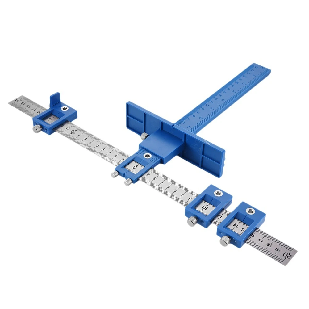 Многофункциональная Мебель Отверстие пила Регулируемая дрель универсальный шаблон столярная Деревообработка ручные инструменты Деревообработка бурение дюбеля