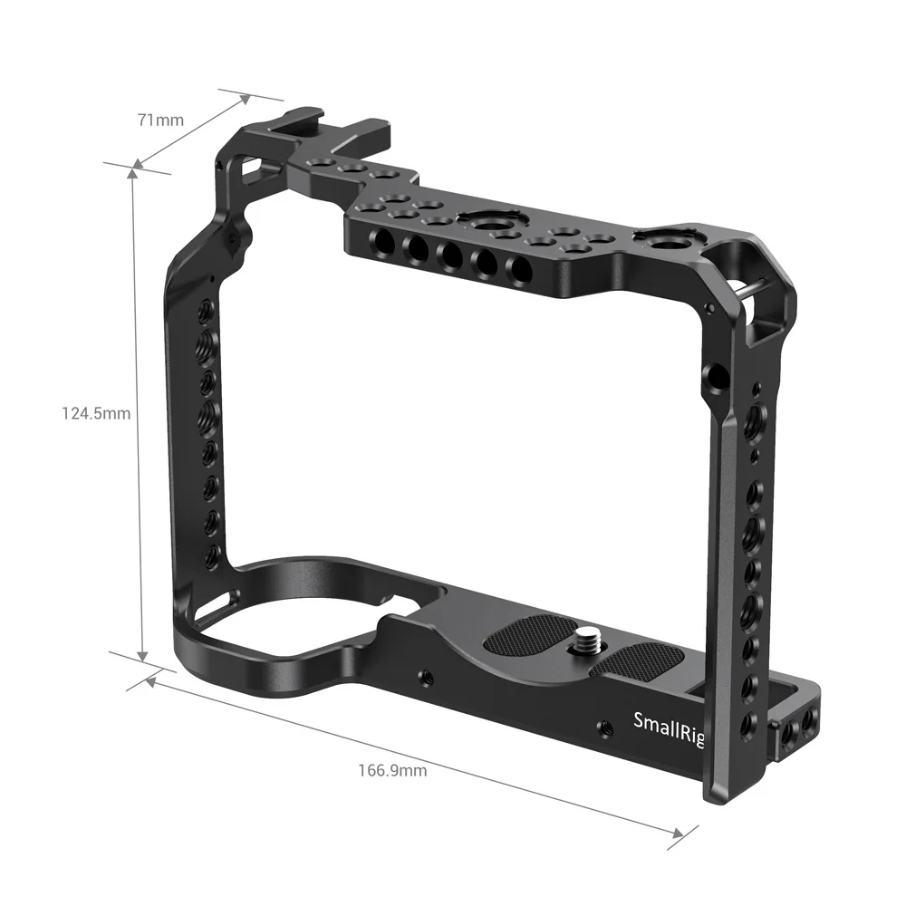 SmallRig S1H Camera Cage for Panasonic S1H Dslr Cage With Cold Shoe and Nato Rail Tripod Shooting Cage Accessory -2488