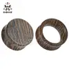 Kubooz Newest Style Design Horn Flat Wood Ear Piercing Plugs Stretchers Earring Tunnels Gagues Body Jewelry Gift ► Photo 2/6