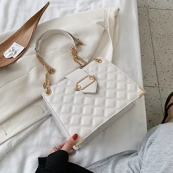 

Ladies Crossbody Bags For Women 2020 Luxury Handbags Women Leather Classic Diamond lattice Shoulder Bag Designer Women bolsa