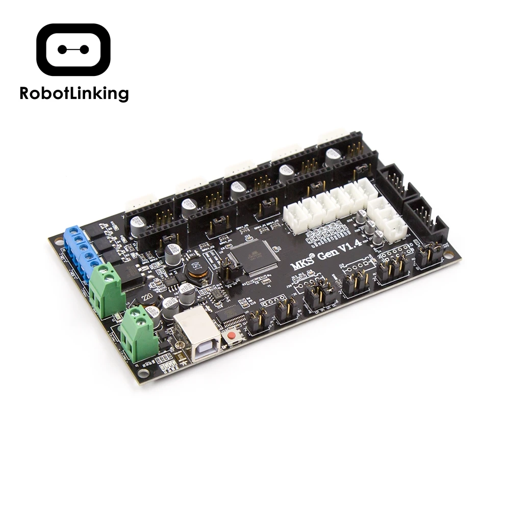 Последний 3D принтер MKS Gen V1.4 плата управления Mega 2560 R3 Материнская RepRap Ramps1.4