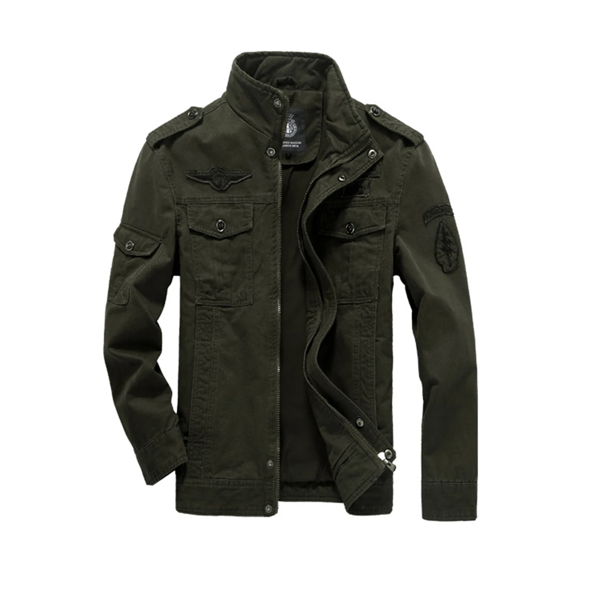 Хлопковая военная куртка для мужчин осенний солдат MA-1 стиль армейские куртки мужские брендовые ленивые мужские куртки-бомберы Большие размеры M-6XL