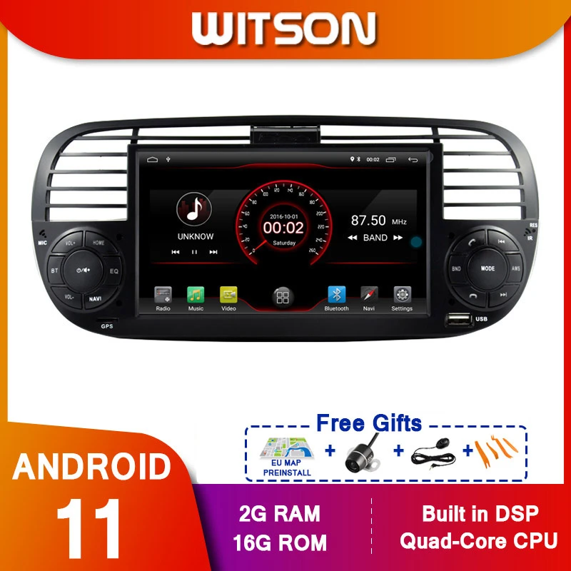 Deストック Witson K700 Android 11カーラジオ クアッドコア Dvdプレーヤー マルチメディア Gps ナビゲーション フィアット500車用 Car Multimedia Player Aliexpress