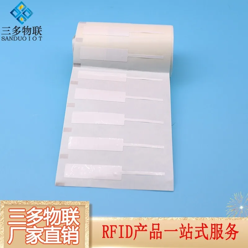 RFID Jewelry Electronic Shelf Label Gold Shop Anti Counterfeiting Traceability Necklace Luxury Anti Theft Printing Paste 10 PCS