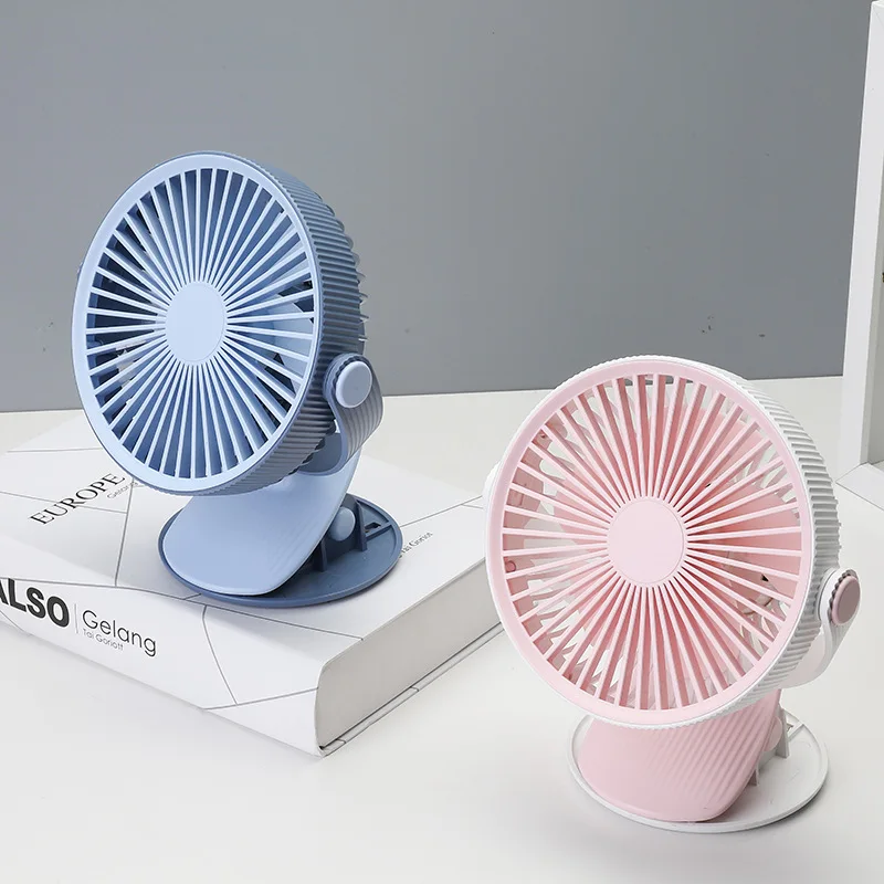 

2019 New Style 7-Inch Clip Fan Creative Desktop Fixed Clip Fan Strong Wind Force Strong Wind Fan Stripes Fan