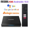 Mecool KM6 deluxe edition Amlogic S905X4 TV Box Android 10 4G 64GB Google Certified Support Wifi 6 AV1 BT5.0 1000M Set Top Box ► Photo 3/6