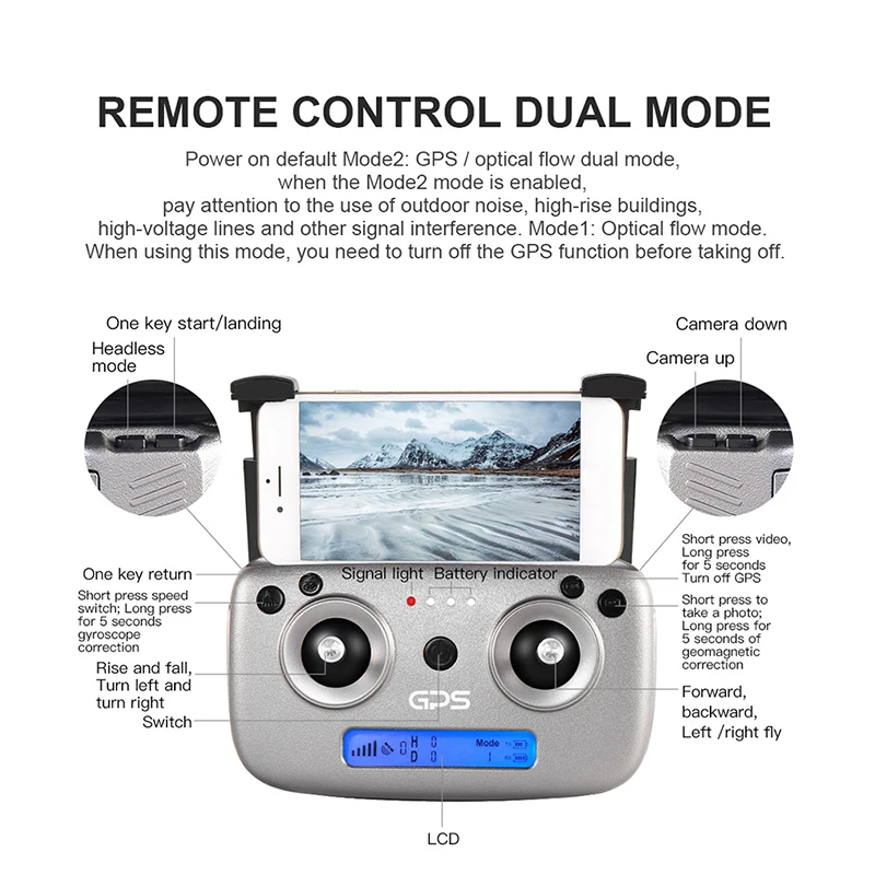 SG907 Дрон с GPS с 4K HD Двойная камера широкий угол 5G wifi FPV RC Квадрокоптер складные дроны Профессиональные с GPS следуем за мной