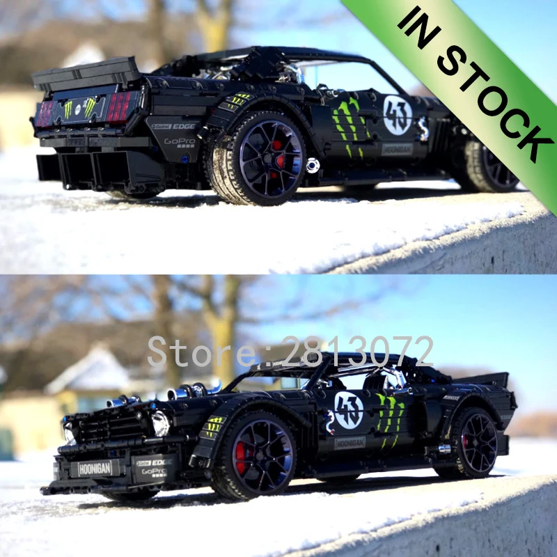Technic 10265 Forded Mustanged GT автомобильный набор 3000+ шт. Creator MOC модель строительные наборы блоки кирпичи развивающие игрушки 21047
