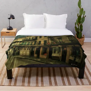 

The City Sleeps Throw Blanket Soft Sherpa Blanket Bed Sheet Single Knee Blanket Office Nap Blanket