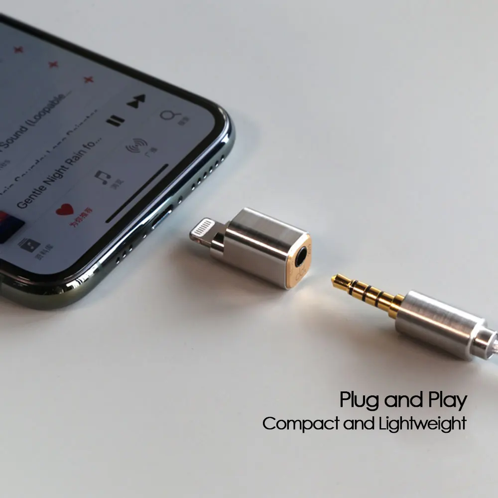 Стереоконвертер DD HiFi TC35i Lightning штекер гнездо 3 5 мм для iPhone iPad iPod|Аксессуары