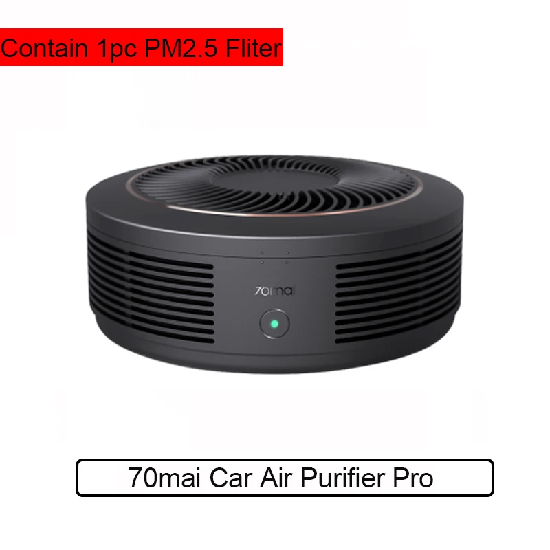 Car Air Purifier Pro Xiaomi 70mai автомобильный очиститель воздуха Pro PM2.5 детектор формальдегида фильтр USB зарядное устройство приложение управление сменный бесшумный для автомобиля дома - Цвет: Car Air Purifier Pro