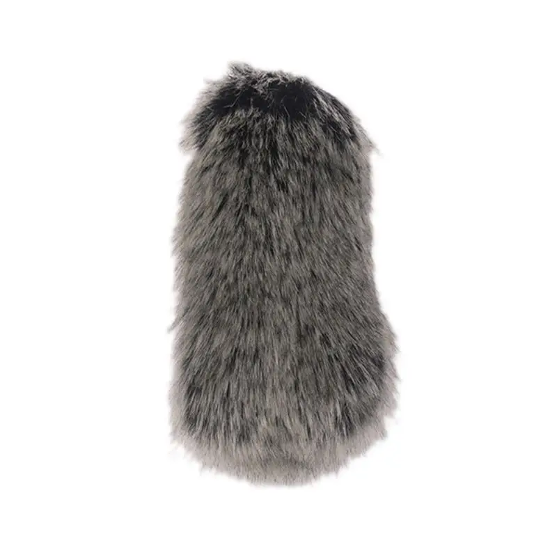 Искусственный мех микрофон муфта для лобового стекла для RODE VideoMic для Takstar SGC-598 19QA