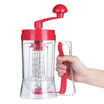 

New Arrival Manual Pancake Machine 800ml/26.7 OZ Cupcake Funnel Batter Dispenser Cream Separator Tool Cake Dough Dispenser