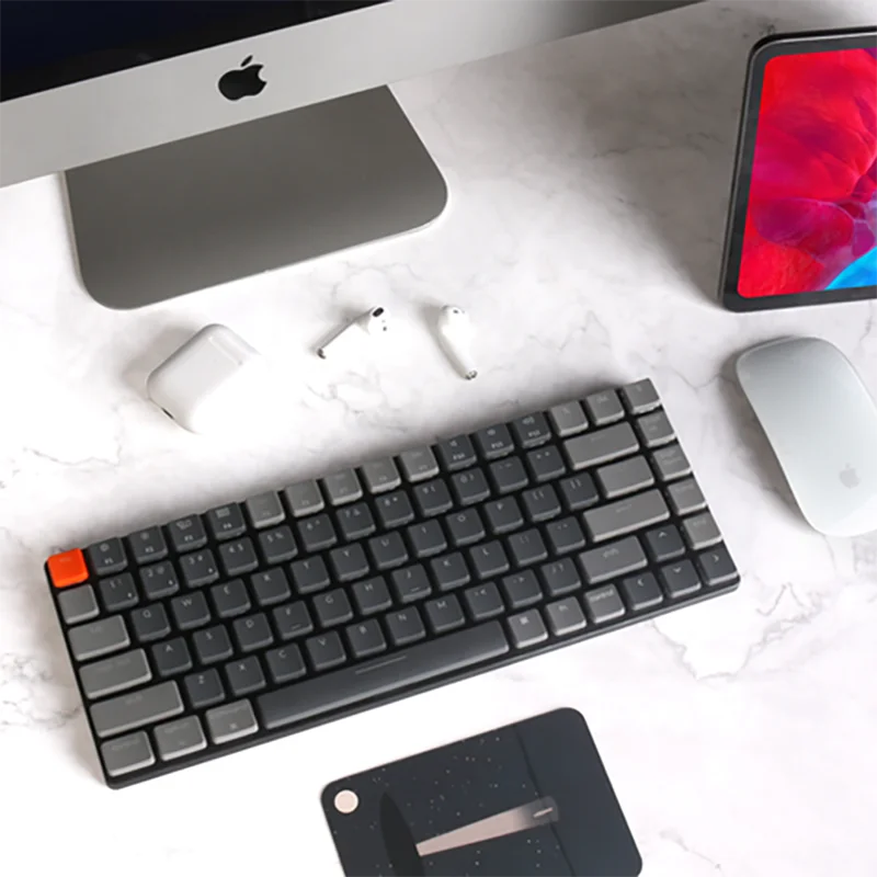 Teclado óptico Keychron K3 d V2 ultra-fino – sem fio