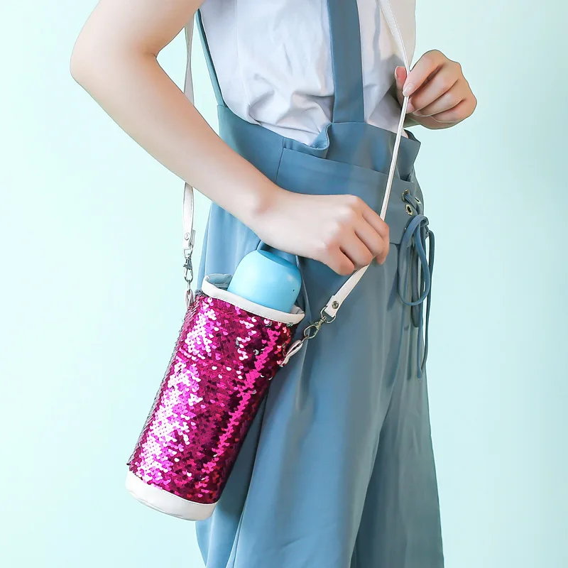 Snailhouse новая сумка для подогрева бутылочек с блестками сумка на ремне через плечо Герметичный портативный набор чашек ручка сумка для мамы сумка для детской бутылочки