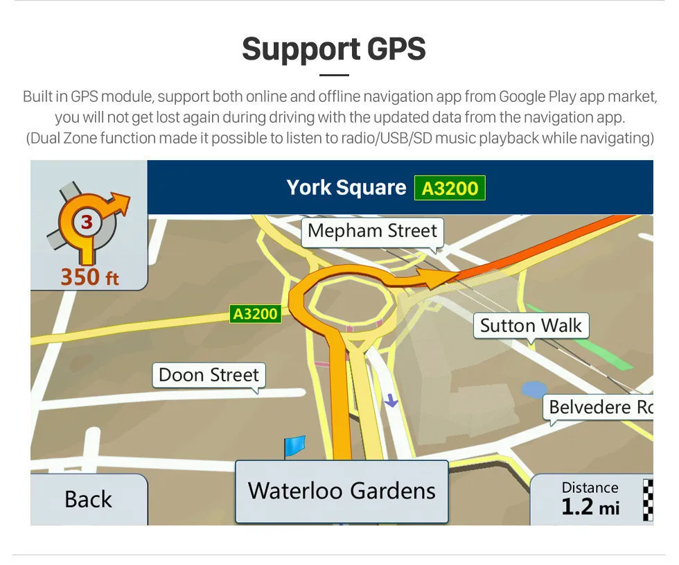Seicane 2din Android 8.1 9" Car Multimedia Player GPS for Volkswagen Skoda Octavia golf 5 6 touran passat B6 polo tiguan rapid