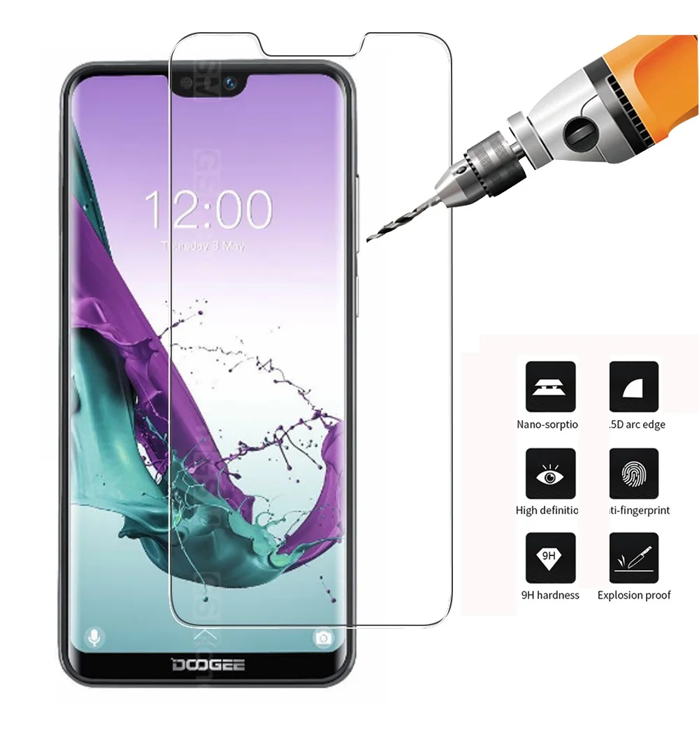 Tempered Glass For Doogee N10 Screen Protector 2.5D 9H Protective Film | Мобильные телефоны и аксессуары