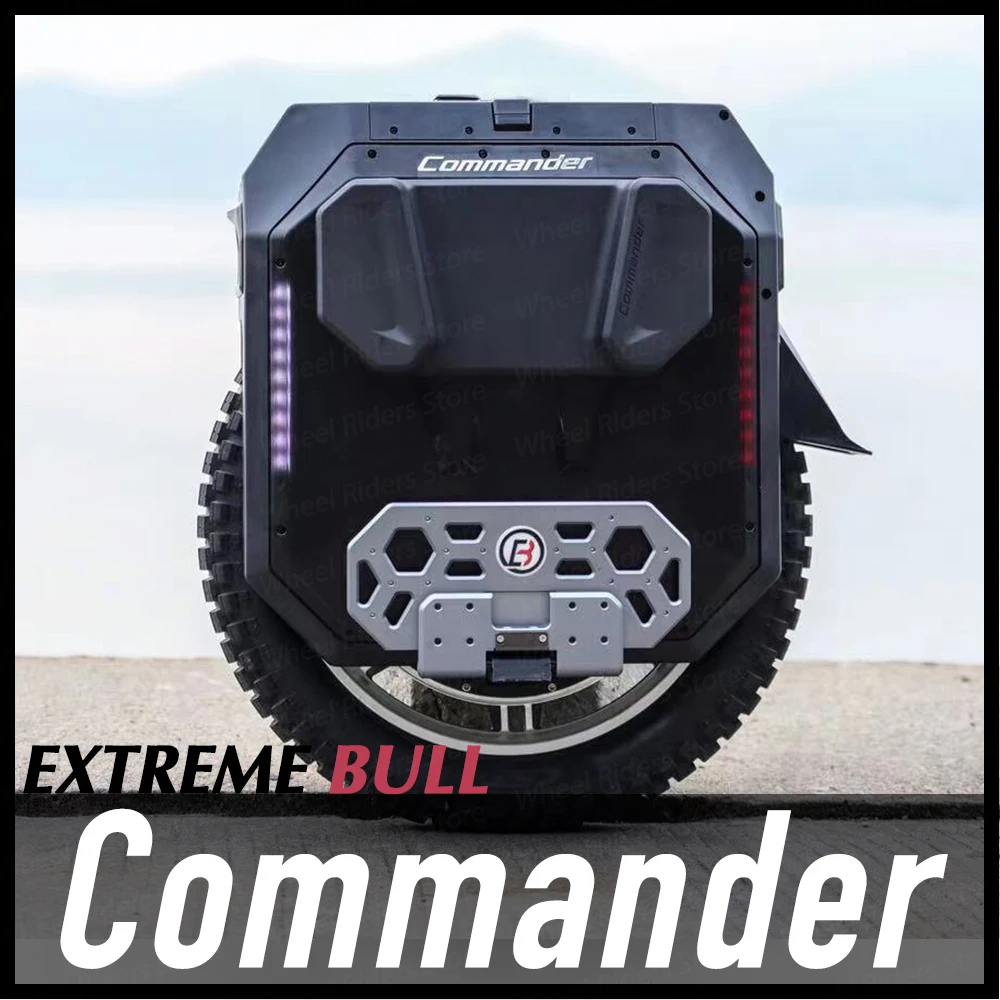 Begode EXTREME BULL Commander 20inch Unicycle Gotway 3000W 3600Wh Electric Monocycle 100V GW Balance Fitted CNC Pedals