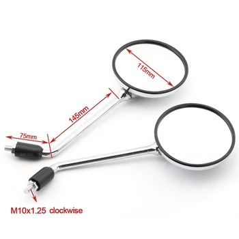

Side Rearview Mirrors For HONDA CB900F CB600F HORNET CB750F2 CB400 SUPER FOUR Motorcycle Accessories Universal E9 Certification