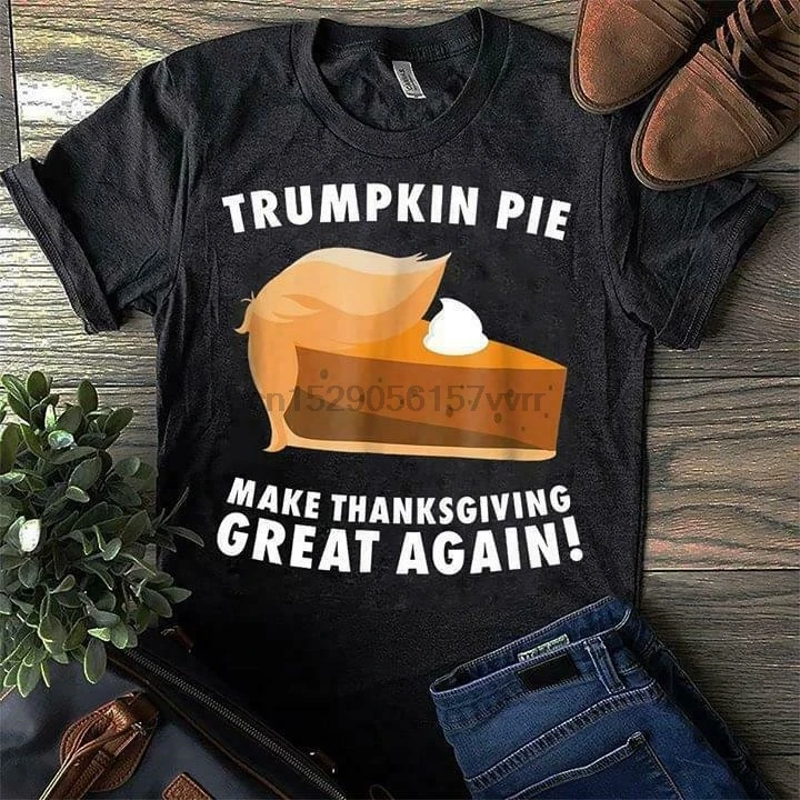 Funny Trumpkin Pie Make Thanksgiving Great Again T-Shirt Donald Trump T-shirt |