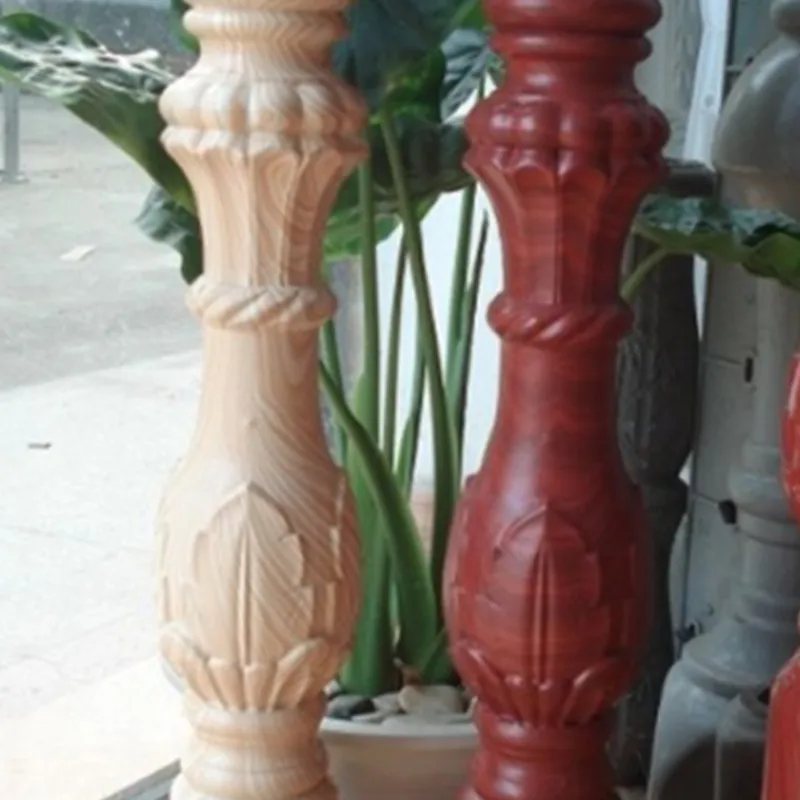Outdoors Balcony Gardening Concrete Precast Baluster Mold Beautiful Tulip Flower Bud Bottle Leaves Shape H 80cm/ 35.5in flower pot molds