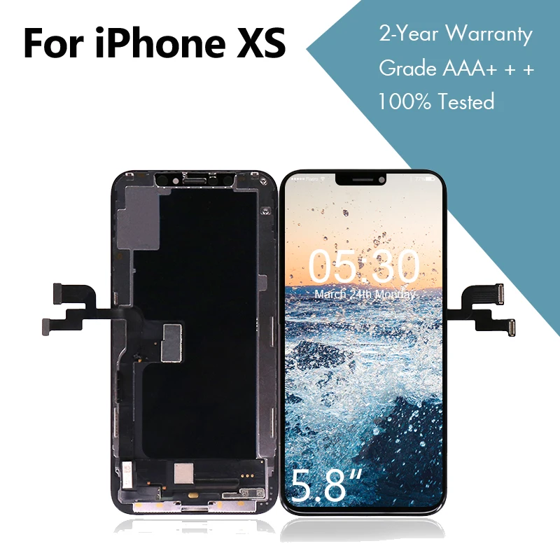 ЖК-дисплей для IPhone XS ЖК-дисплей сенсорный дигитайзер сборка панель для IPhone XS Экран Дисплей lcd бесплатно