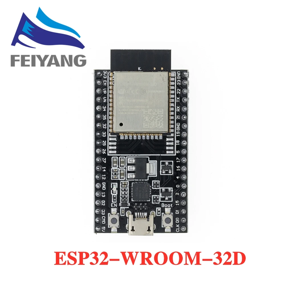 ESP 32S WROOM 32 ESP32 Bluetooth и WIFI двухъядерный процессор с низким энергопотреблением MCU - Фото №1