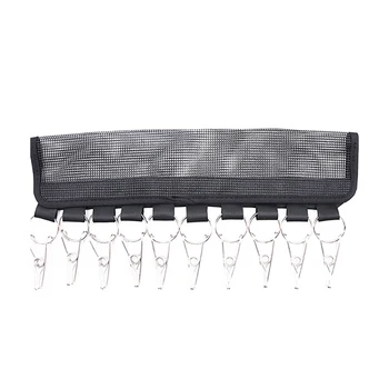 

Velcro Portable Fabric Self-adhesive Hanger Clip Foldable Hat Towel Hanger Clip Hanger Hat Clip Travel Clothes Drying