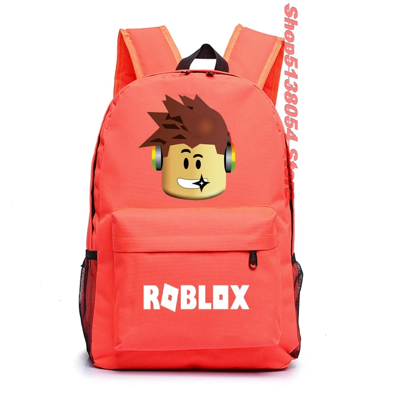 B Школьные сумки roblox, рюкзак для подростков, девочек, детей, мальчиков, детей, студентов, рюкзак для путешествий, сумка на плечо, сумка для ноутбука, bolsa escolar - Цвет: B