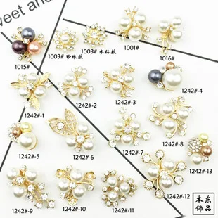 Headdress DIY Accessory Claw Chain Circle Disk Diamond Buckle Bow Handmade DIY Hair Accessories Material DIY Jewelry Accessories
