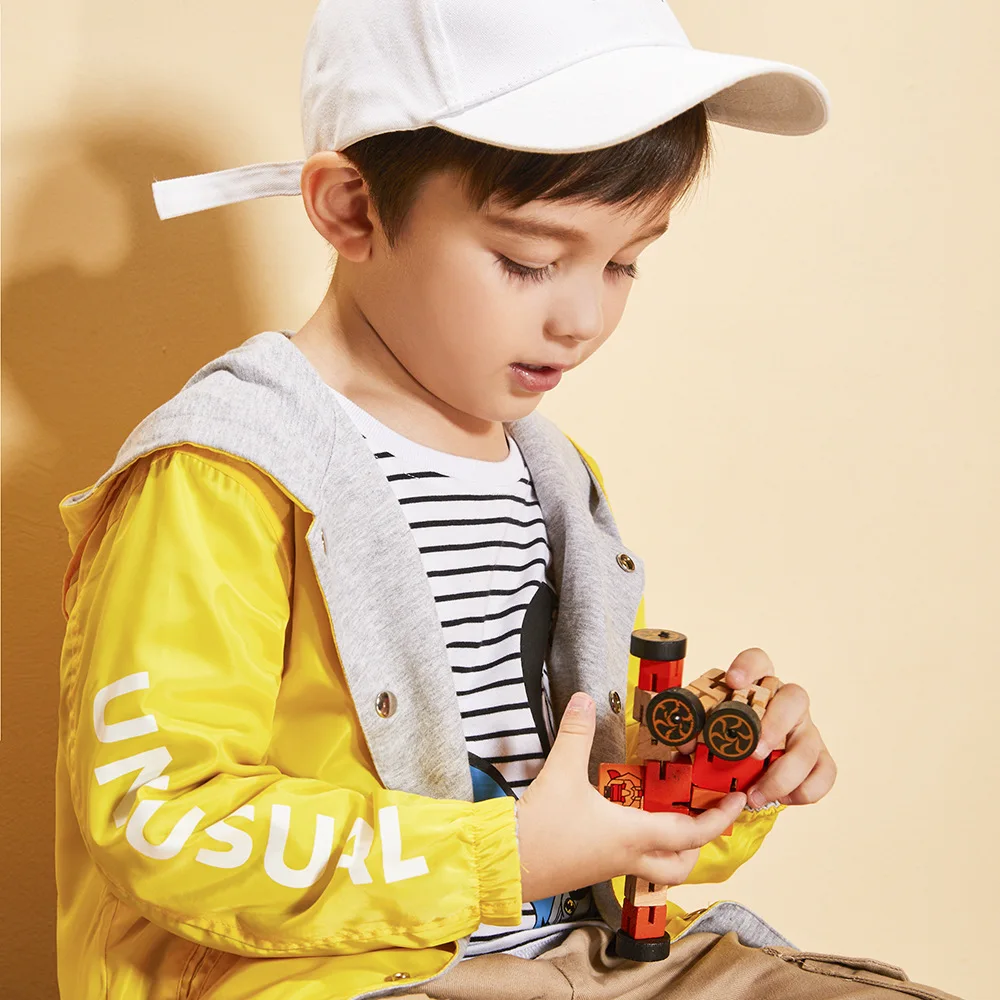 

BOBOZONE yellow reversible jacket for kids boys girls
