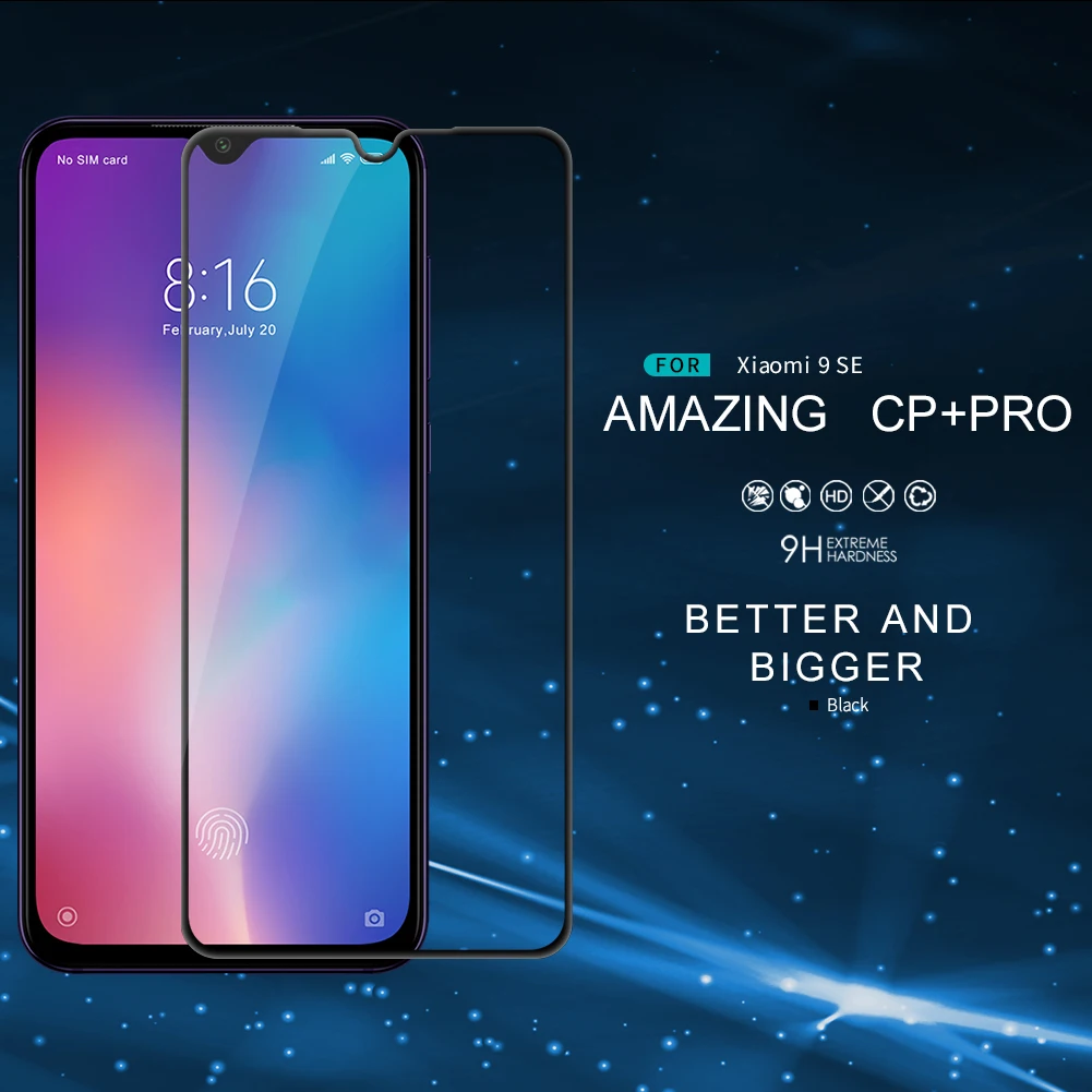 2.5D cuvred полное покрытие для Xiaomi mi 9 pro 5g mi 9 se закаленное стекло Nillkin CP+ Pro Защитная пленка для экрана