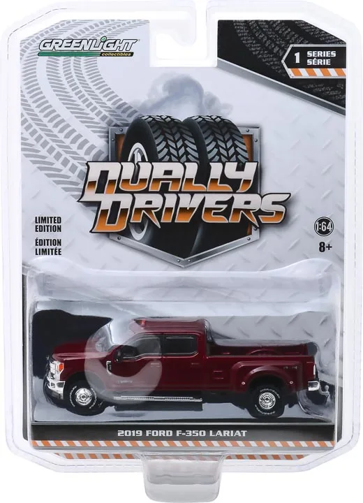 Зеленый свет 1: 64 Ford F-350 King ранчо Dually Игрушечная машина из сплава игрушки для детей литой модельный автомобиль подарок