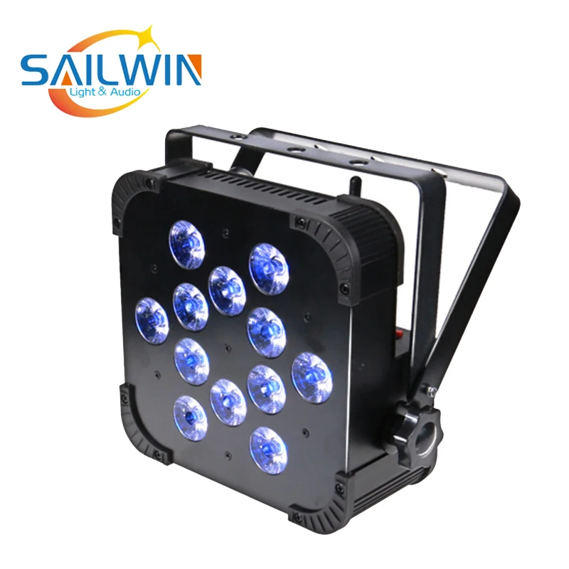 12 шт./партия шестигранник V12 12x18 Вт 6 в 1 RGBAW + УФ беспроводной DMX светодиодный